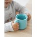 Kubeczek treningowy silikonowy z pokrywką z ustnikiem Beaba - blue
