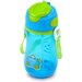 Bidon ze słomką i paskiem 400 ml Trunki - niebieski Terrance