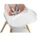 Krzesełko do karmienia Bravo Caretero - różowy
