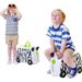 Walizeczka jeżdżąca Trunki - Zebra Zimba
