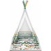 Mata edukacyjna z namiotem tipi Little Gardener Kinderkraft