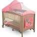 Łóżeczko turystyczne Mirage Deluxe krówka Milly Mally - różowy