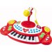 Pianinko z mikrofonem Smily Play - czerwony