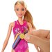 Barbie Lalka pływaczka zestaw z pieskiem Mattel