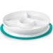 Talerzyk z przegródkami i silikonową przyssawką Oxo - teal