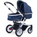 Wózek 2w1 Compass Caretero - granatowy