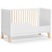 Łóżeczko drewniane Nico z dodatkową barierka Kinderkraft - white
