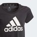 Koszulka dziewczęca Essentials Big Logo Tee Adidas - czarny