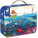 Puzzle w walizce 100 el. Janod - Podwodny świat