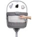 Leżaczek krzesełko Baby Hug Air 4w1 Chicco + materacyk piankowy Fiki Miki - dark grey