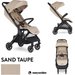 Wózek spacerowy Jackey z torbą transportową Easywalker - Sand Taupe