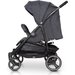 Wózek bliźniaczy Domino EasyGo - Coal