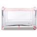 Łóżeczko turystyczne dostawka do łóżka Sun Baby - różowe