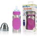 Butelka ze smoczkiem GroGrow 300 ml Pacific Baby - silver pink