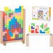 Gra logiczna, układanka Tetris stojący