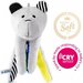 Szumiący Miś z funkcją CRYsensor Soft Whisbear - cytryna