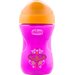Kubek niekapek z twadrym ustnikiem 12m+ 266ml Chicco - fioletowo/pomarańczowy