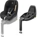 Fotelik samochodowy Pearl Smart i-Size + baza FamilyFix One i-Size Maxi-Cosi - Scribble Black
