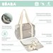 Torba do wózka Paris 16L Beaba - Pearl grey