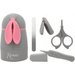 Zestaw do manicure w ozdobnym etui Królik Kiokids - różowy