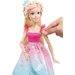 Barbie Tęczowa księżniczka długowłosa 43cm Mattel - blondynka