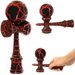 Gra zręcznościowa drewniana Kendama - czerwony