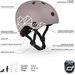 Kask dla dzieci 1-5 lat Scootandride - Brown Lines