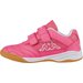 Buty dziecięce halowe Kickoff Kappa - pink/white