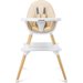 Krzesełko do karmienia stolik 2w1 Tuva Caretero - Beige