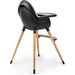 Krzesełko do karmienia 2w1 Fini Kinderkraft - czarny
