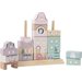 Klocki-Kamieniczka Little Dutch - różowy