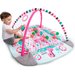 Mata edukacyjna Plac zabaw Bright Starts - słonik pink z piłeczkami