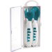 Sztućce plastikowe w etui Beaba - blue