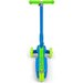 Hulajnoga trójkołowa ze świecącymi kołami Magic Scooter Milly Mally - niebiesko-zielony