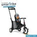 Rowerek trójkołowy składany Folding Trike 500 7w1 Smart Trike - czarny/niebieski