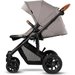 Wózek głęboko spacerowy Prime 2w1 z torbą dla mamy Kinderkraft - beżowy