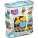 Niebieska torba z klockami 60 el. First Builders Mega Bloks