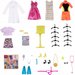 Barbie wymarzona szafa z lalką i akcesoriami Mattel