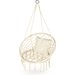 Huśtawka bocianie gniazdo boho XXL Outtec - beżowa II