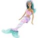 Barbie Syrenka Mattel - cukierkowa miętowa