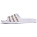 Klapki Adilette Aqua Adidas - biały/złoty