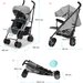 Wózek spacerowy Siesta Kinderkraft - gray