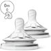 Smoczek do butelki First Flow 2 sztuki Natural 2.0 Avent - First Flow