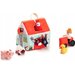 Rozkładany domek Farma 6 zwierzątek, rolniki i traktor Lilliputiens