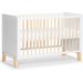 Łóżeczko drewniane Nico z dodatkową barierka Kinderkraft - white