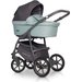 Wózek dziecięcy 2w1 z funkcją bujania Basic Pastel Riko - Basil