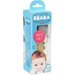 Butelka szklana szerokootworowa 240 ml Beaba - yellow/grey crown