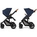 Wózek głęboko spacerowy Prime 3w1 z torbą do wózka Kinderkraft - granatowy