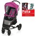Wózek spacerowy Magic Pro + folia przeciwdeszczowa Espiro - fuchsia