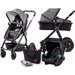 Wózek wielofunkcyjny 3w1 Veo Kinderkraft - black/gray